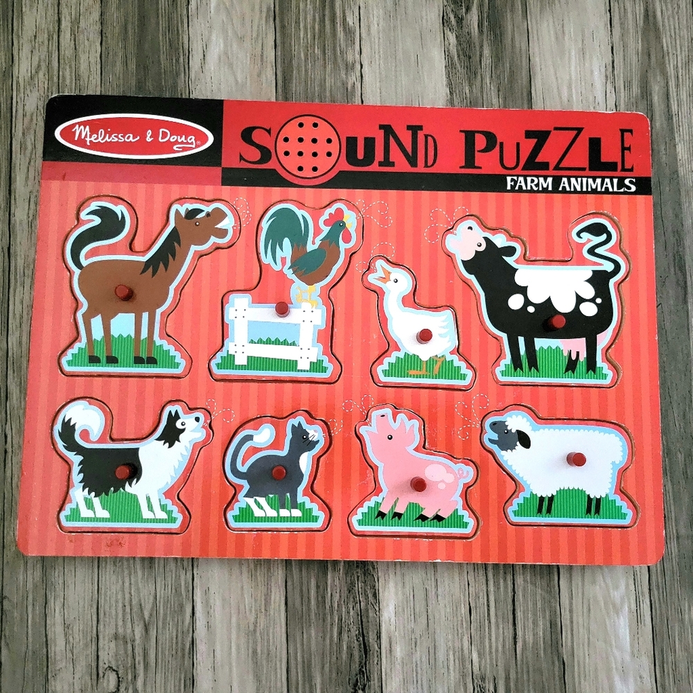 Melissa & Doug Farm Animals Sound Puzzle